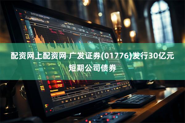 配资网上配资网 广发证券(01776)发行30亿元短期公司债券